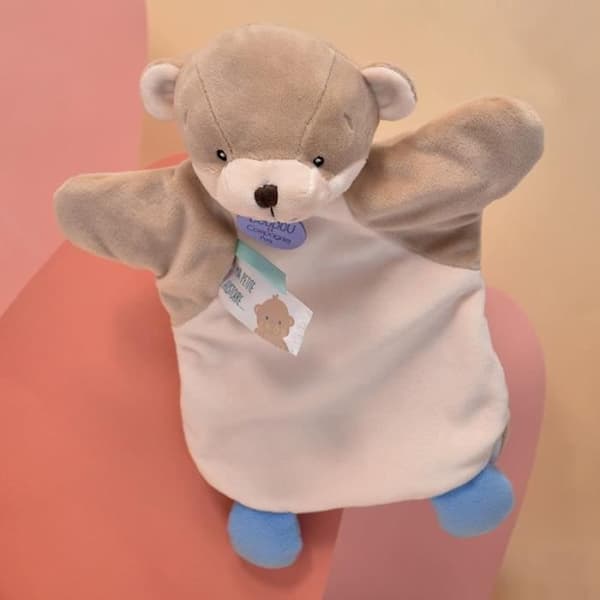 Doudou & Compagnie Otter handdocka - Grå - 25/34 cm