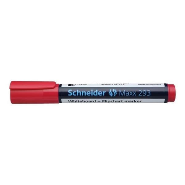 Schneider Maxx 293 Blädderblocksmarkör, whiteboard röd 1-4 mm