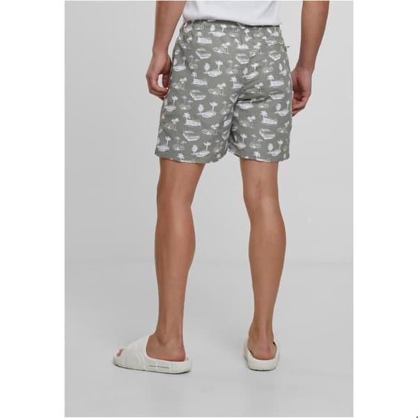 Urban Classics mönster badshorts