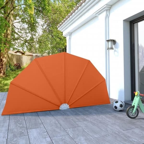 vidaXL Vikbar Sida Uteplats Markis Terrakotta 160 cm