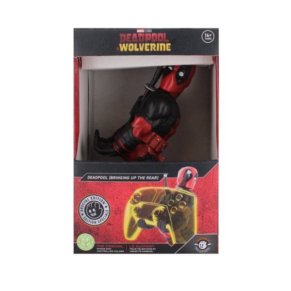 Cable Guys - EXQUISITE GAMING - Deadpool 3 - Support Chargeur - Kompatibel med PS/Xbox - USB Typ C-kabel 2m