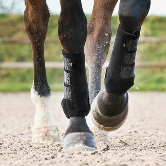 Horze ProSoft Front Horse Boots - svarta - S