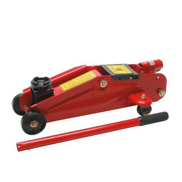 Hydraulisk domkraft 2000 kg med 2 vikbara stödben - Höjd 116–316 mm