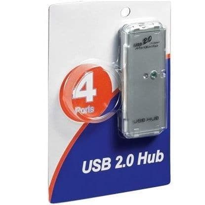 Mini Usb 2.0 Hub, 4 portar