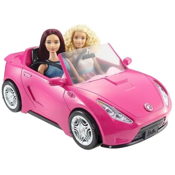 BARBIE 2-sits cabriolet rosa cabriolet