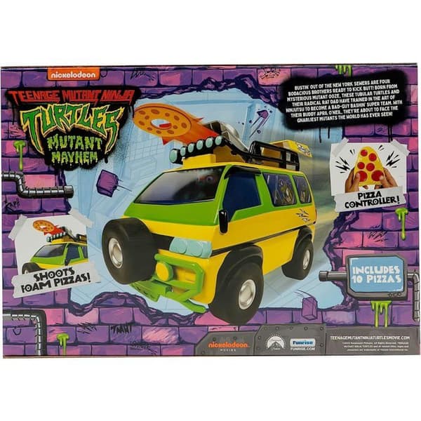NINJA TURTLES FJÄRRKONTROLLERADE FORDON NINJA TURTLES PIZZA BLASTER RC 710