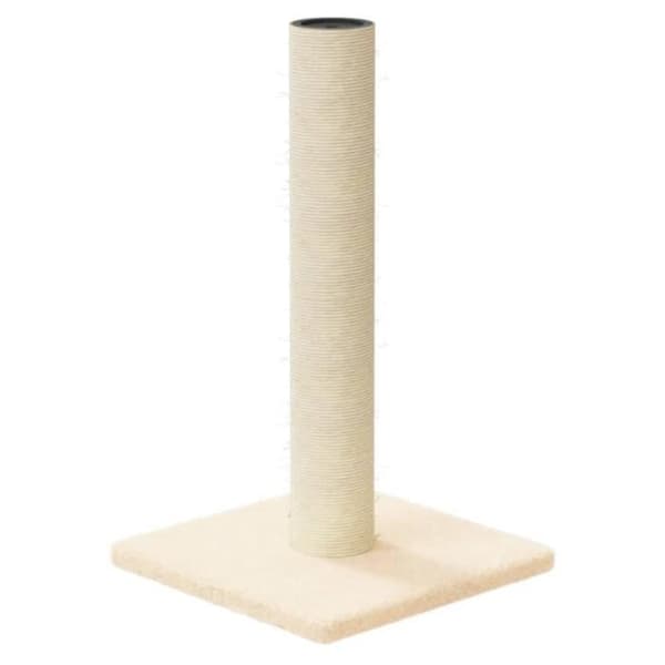 171675 vidaXL Kattträd Creme 22x22x45 cm