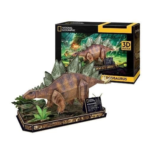 Pussel 3D - CUBICFUN - Stegosaurus - 62 bitar - Multikolor - Från 8 år