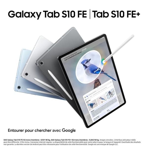 Samsung Galaxy Tab S10FE+ 13.1'' 8GB 128GB WIFI GRÅ