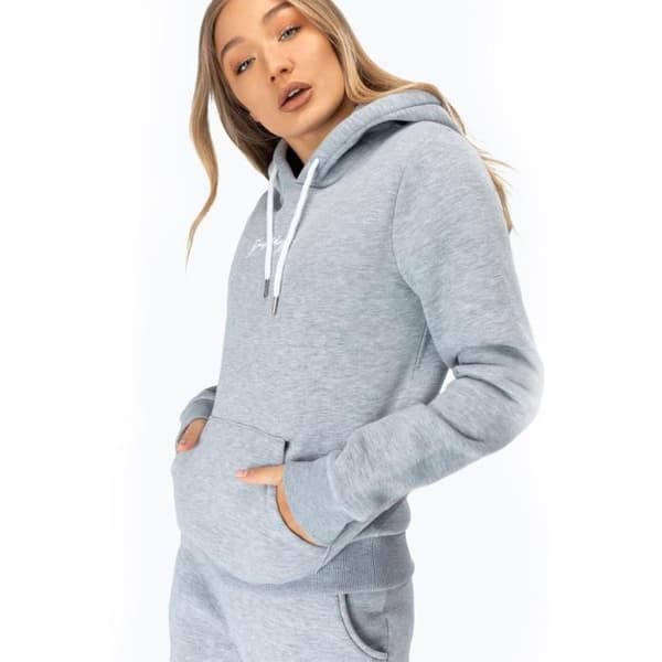 Hype Scribble Logotyp Sweater Med Huva För Kvinnor