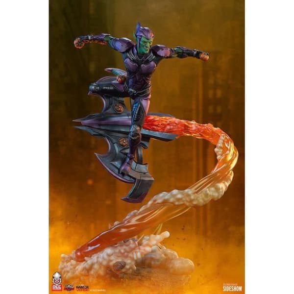 PCS Statuett Grön Goblin Marvel Future Revolution 48 cm — Handmålad resin