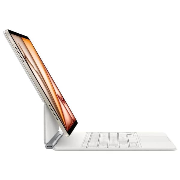 Tangentbord för Apple Magic Keyboard Azerty Vit för iPad Air 13" (M3)