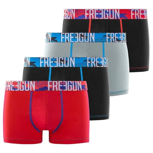 Freegun Boxers för Herr - Svart (Pack med 4)