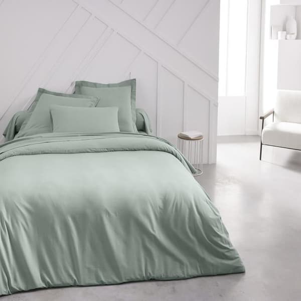 IDAG Essential örngott - 63 x 63+5 cm - 100 % vanlig bomull - Celadon