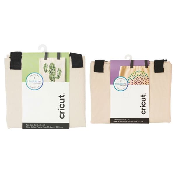 2 tote-bags Cricut att anpassa