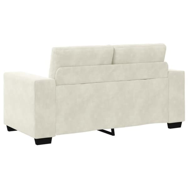 Kökssoffa Loveseat Crème 120 cm i Sammet