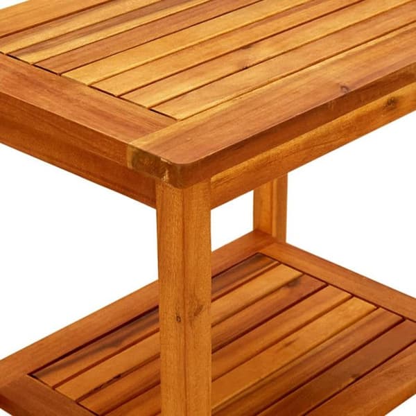 vidaXL Soffbord 50x35x45 cm Massivt akaciaträ