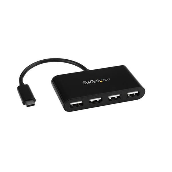 USB 2.0-hubb - STARTECH.COM - ST4200MINIC - 4 portar - USB-C till 4x USB-A - Kompakt och lätt