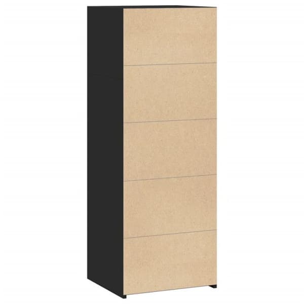 vidaXL Svart buffé 45x41x124 cm träkomposit 846391