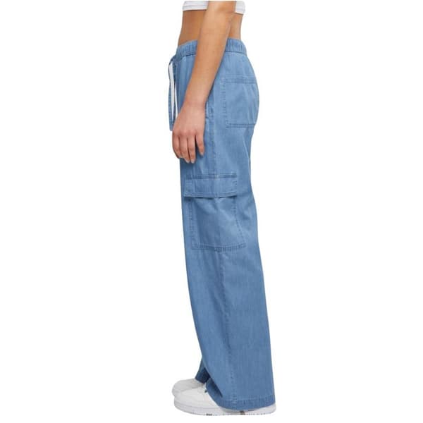 Urban Classics dam jeans cargobyxor