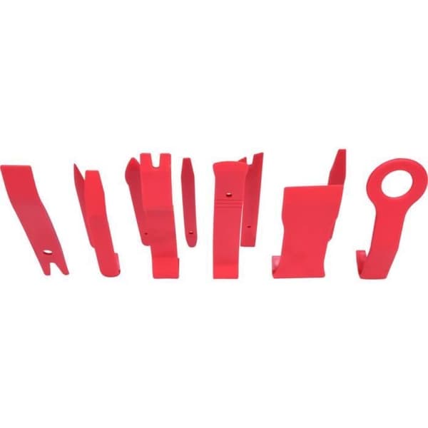 Plastkilsats - KS TOOLS - Master, 11 delar - Vit - Praktisk montering - Smal och robust modell
