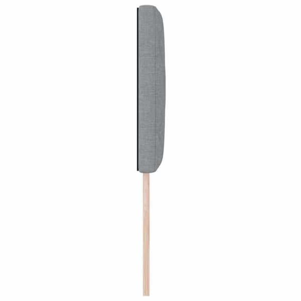 vidaXL Sänggavel Ljusgrå 80 cm tyg 42007202