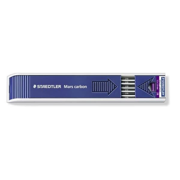 STAEDTLER Fodral 12 Grafitkablar 2mm 2B