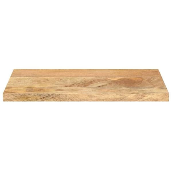 vidaXL Bordskiva 50x30x2,5 cm rektangulär massiv mangoträ 371433