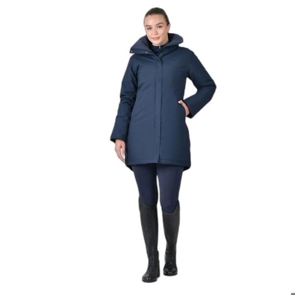 Vattentät ridjacka full zip dam Dublin - marinblå