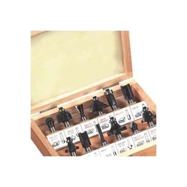 FAR TOOLS Set med 12 fräsar