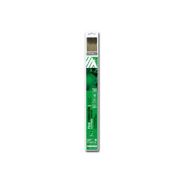 Solter Pack med 10 gjutjärn NiFe-CI elektroder 2,5 x 300 mm - 05976