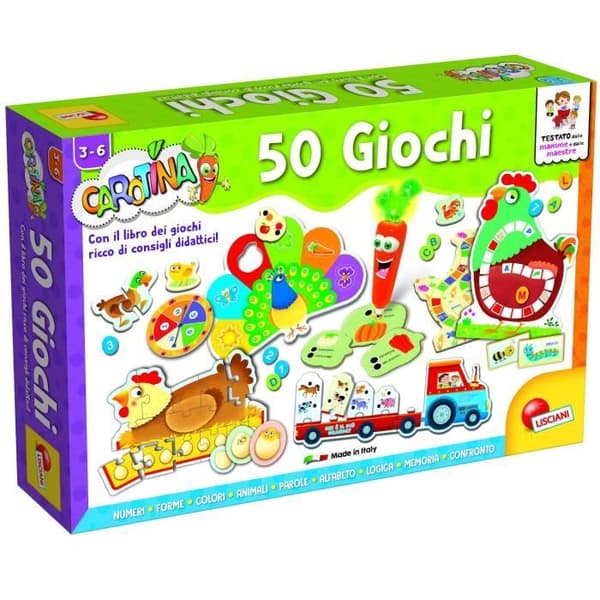 LISCIANI GIOCHI - 76710 - UTOMHUSSPEL - TALPENNA - 50 SPEL