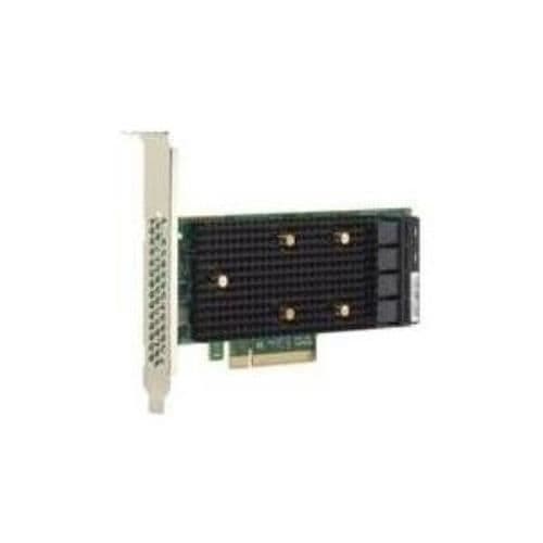 SAS värd bussadapter - Broadcom - 9400-8i - Låg profil - Svart/Grön/Silver - Fusion MPT