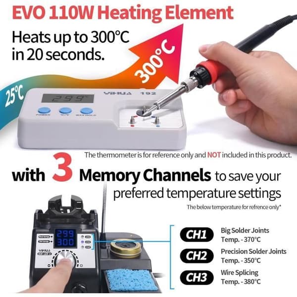 Digital lödstation YIHUA 926LED-IV 110W EVO