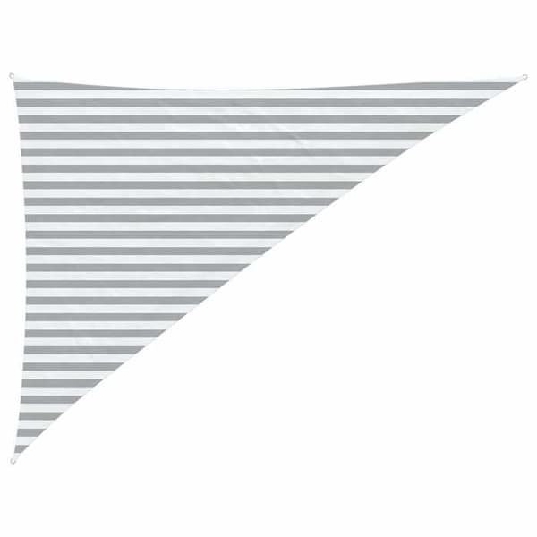 vidaXL Ljusgrå och vit skugga 3 x 4 x 5 m 42031201