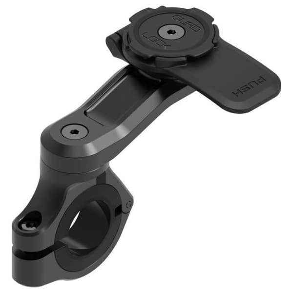 Smartphonehållare - QUAD LOCK - PRO - Styrefäste - Säker montering - Svart plast