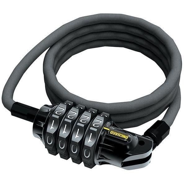 Cykellås - ONGUARD - Terrier Combo 4 - Stålband - 120 cm - 6 mm