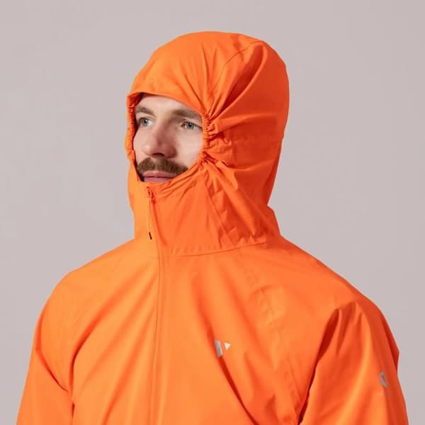 Vattentät Mac In A Sac ultralätt jacka - neonorange
