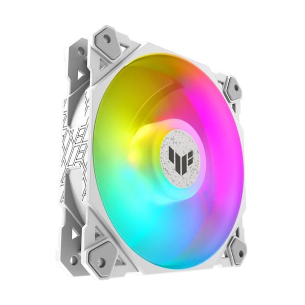 ASUS TUF Gaming TF120 ARGB Fläkt - 120 mm - Vit