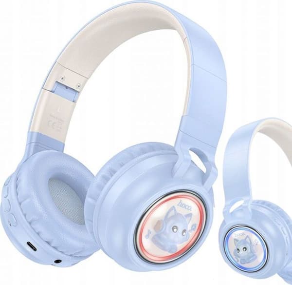 Trådlösa hörlurar - Hoco W50 - Bluetooth - Överörat - Inbyggd mikrofon