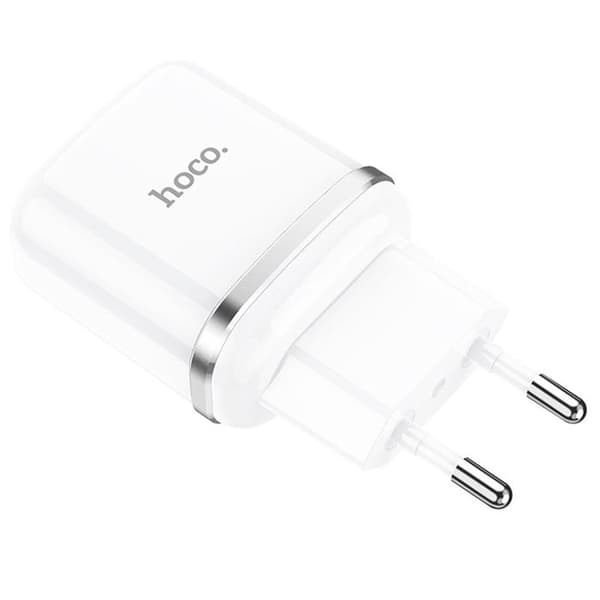 Laddare Adapter - HOCO - Special (N3) - USB-A 18W - 3A - Micro-USB-kabel 1m - Vit