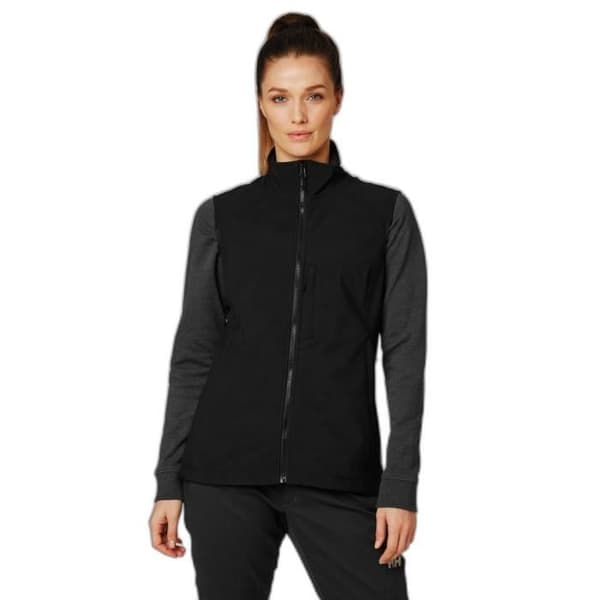 Helly Hansen Paramount Softshelljacka Dam Svart Storlek M - Dynamisk passform, 90% polyester