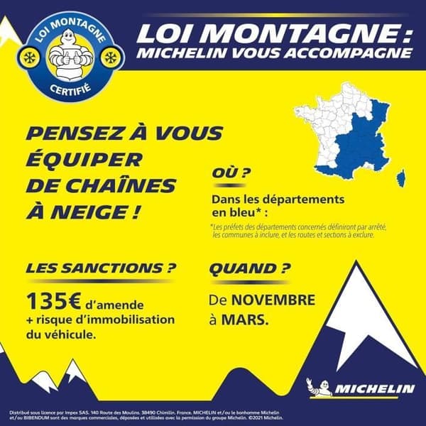 MICHELIN - Snöstrumpor - S.O.S. GRIP® EVOLUTION 7