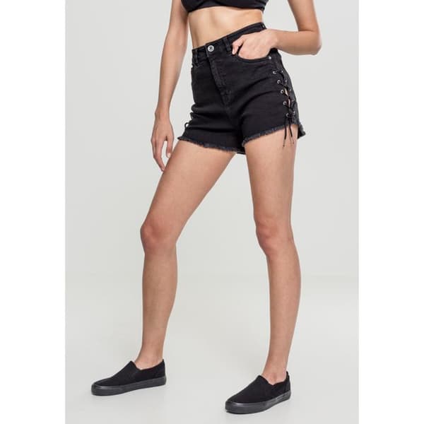 Urban Classic midja denimshorts för kvinnor