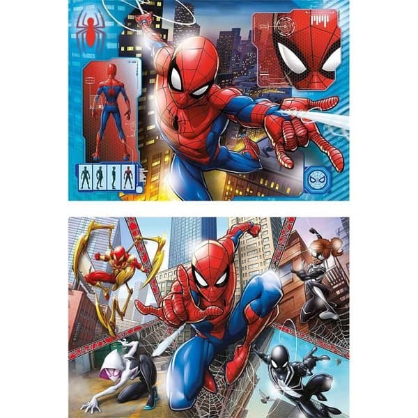 Spider-Man-pussel - Clementoni - 2x60 bitar - Tecknade serier och serier - Marvel