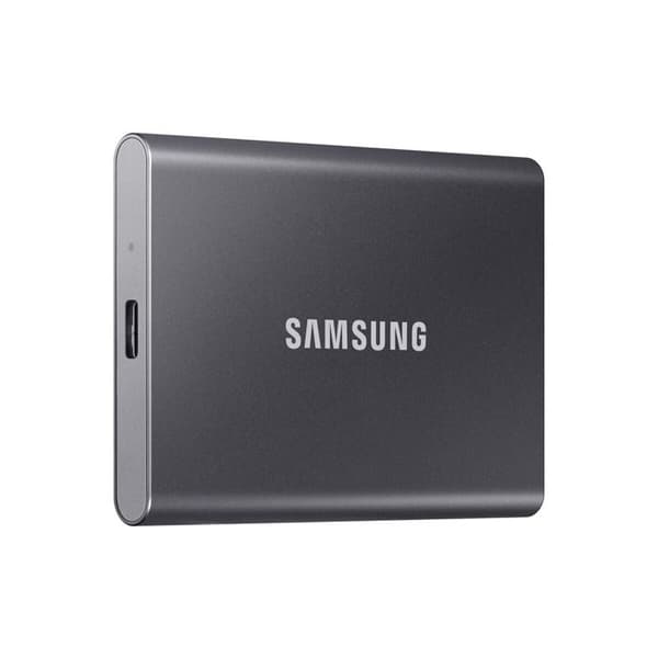 Extern SSD Samsung Extern SSD Pack T7 2 TB Grå + Samsung Evo 64 GB microSD-kort