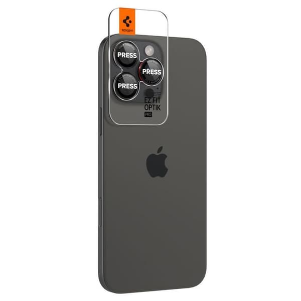 Coque - SPIGEN - Glas.tR Optik EZ Fit Pro - Svart - Optimal skydd - Elegant design