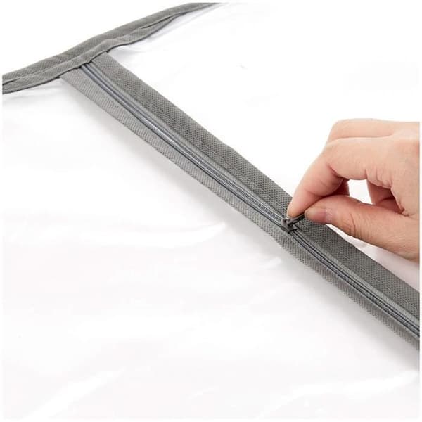 Basics 5-pack PEVA dragkedjeförsedda plaggväskor - AQ-NON1008