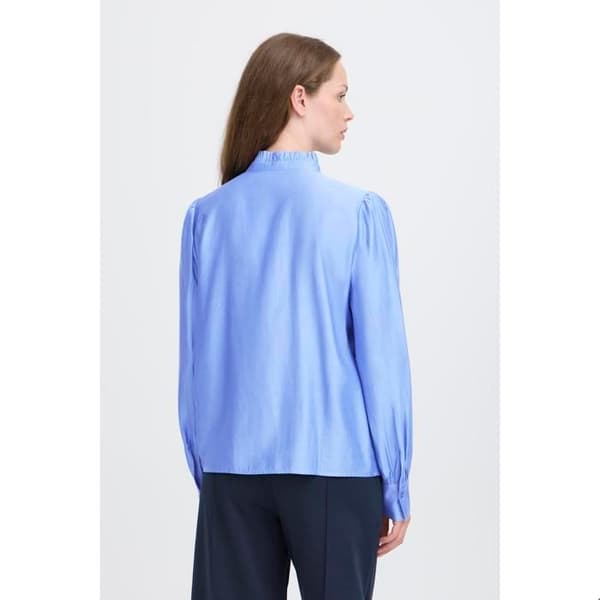 Blus i viskos och polyester för kvinnor Ichi Karlani