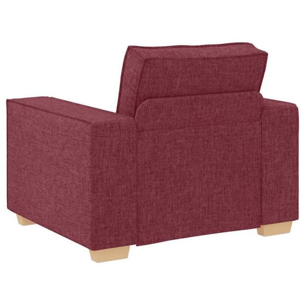 Vinsjö Soffa Fauteuil Röd 60 cm Tyg